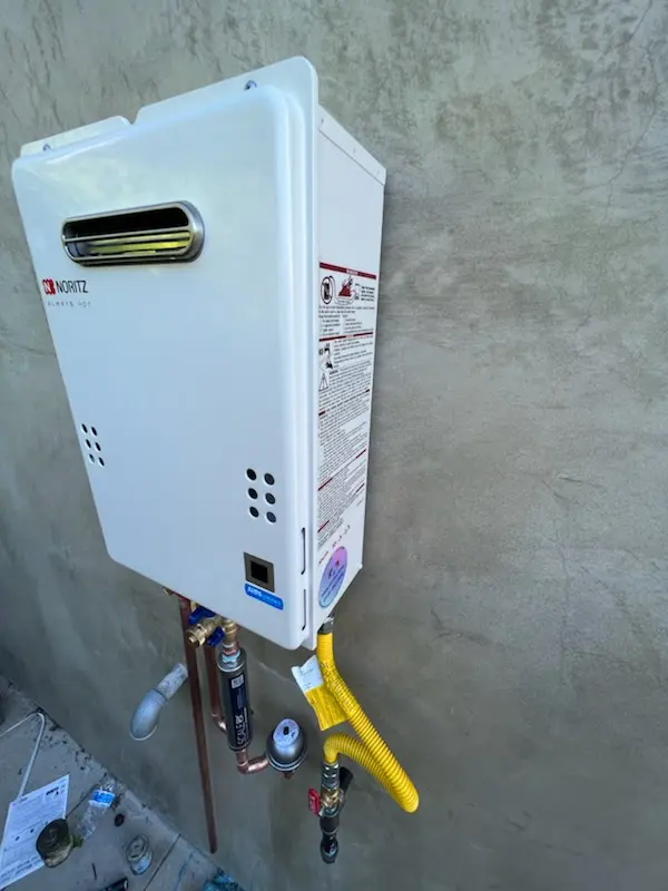 Tankless water heater installation for Hidden Lake homes